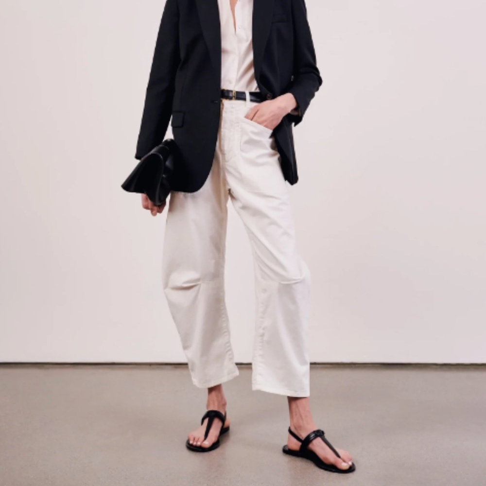 Nili Lotan Shon Pant 00 Eggshell